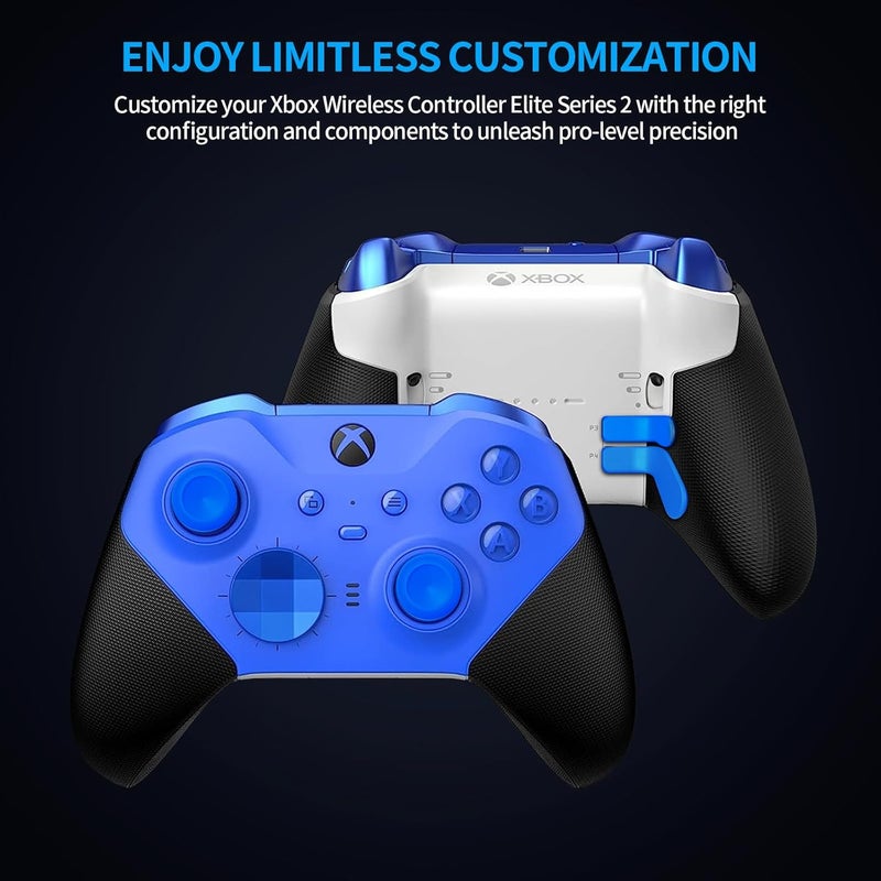 KOOWOD Accessories for Xbox Elite Controller Series 2-13 in 1 Replacement Paddles Thumbsticks Joystick Analog Sticks Parts Repair Kit Component Set with 2 D-Pads, 1 Tool - Image 2